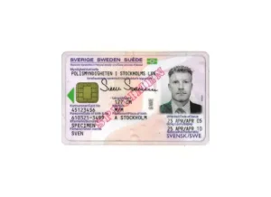 SWEDISH ID CARD 4SALE